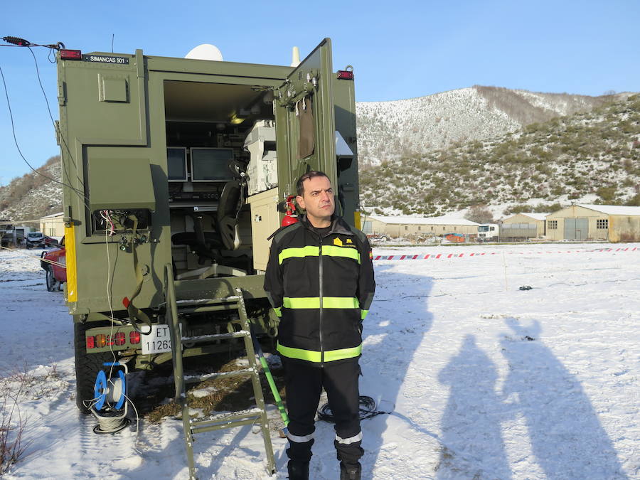 Fotos: Así es el puesto de mando de la UME