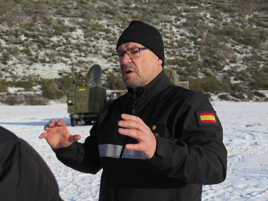 Fotos: Así es el puesto de mando de la UME