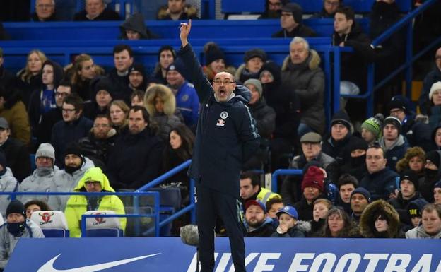 Maurizio Sarri, técnico del Chelsea. 