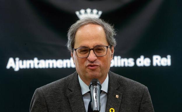 Torra anuncia que el 12 de febrero estará en el Supremo