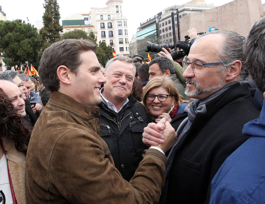 Fotos: Concentración en Madrid bajo el lema &#039;Por una España Unida ¡Elecciones ya!&#039;