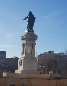 Imagen secundaria 2 - Imagen de Guzmán, este lunes, ya sin andamios.