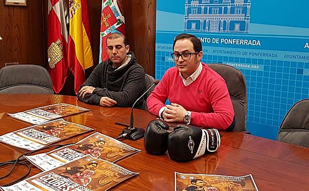 Diego Vázquez (izquierda) y Álvaro Rajo, en la presentación de la competición. 