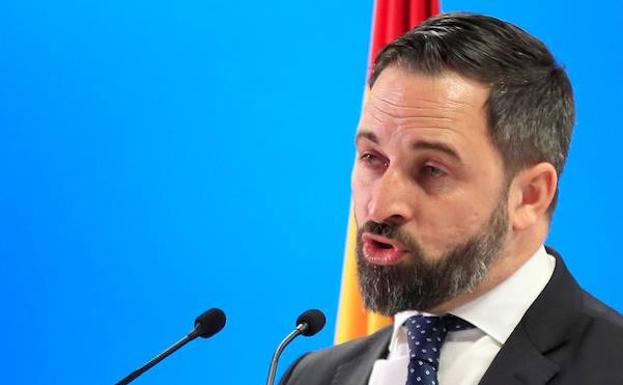 Santiago Abascal, presidente de Vox, en una imagen de archivo.