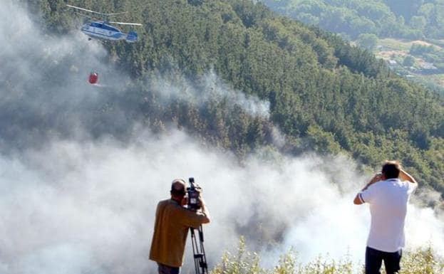 Incendio en El Pajariel. 