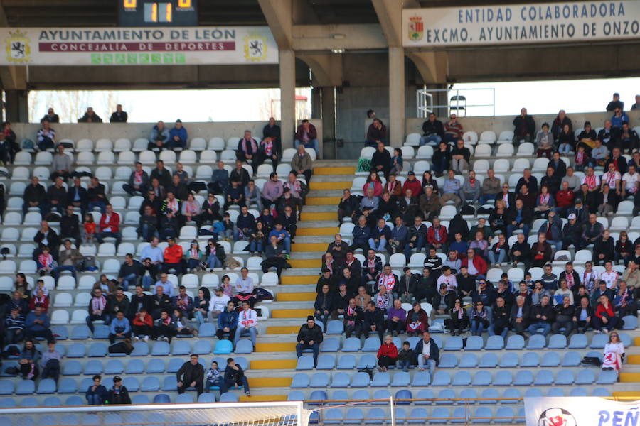 El equipo leonés se deshace con facilidad del Unión Adarve gracias a los goles de Saúl, Aridane y Yeray | Los hombres de Aira logran completar uno de sus mejores partidos y dejan la portería a cero, dando una alegría completa a su afición