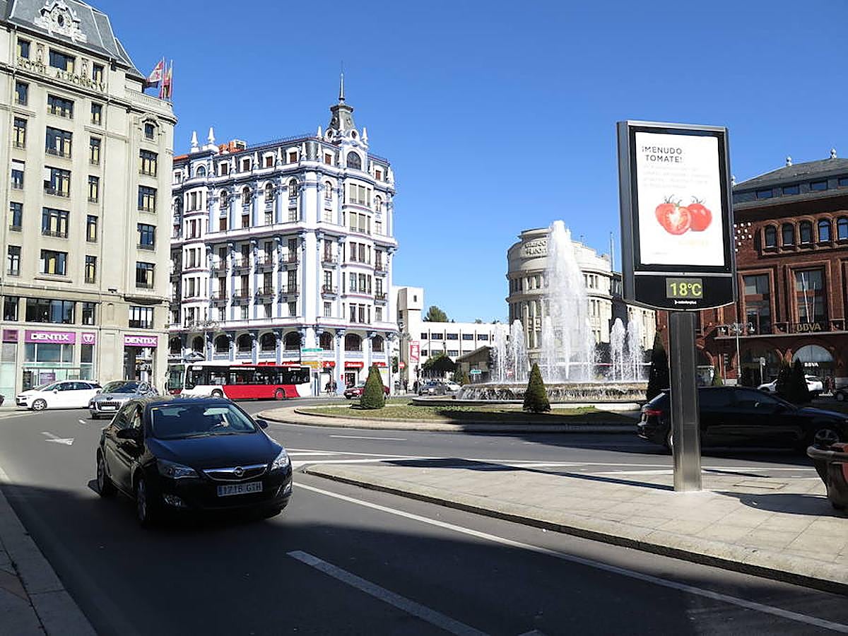 Fotos: El buen tiempo reina en León