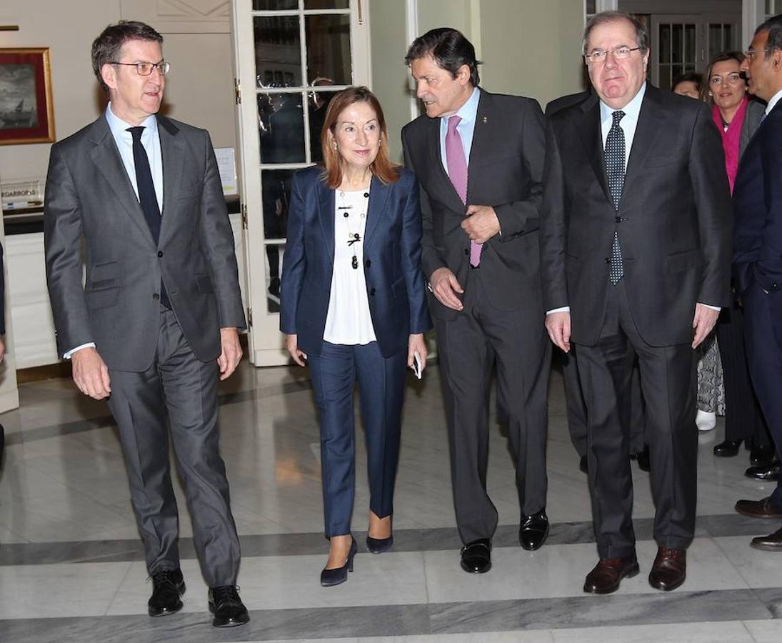 Fotos: Los Presidentes de Castilla y León, Asturias y Galicia presentan el Corredor Atlántico