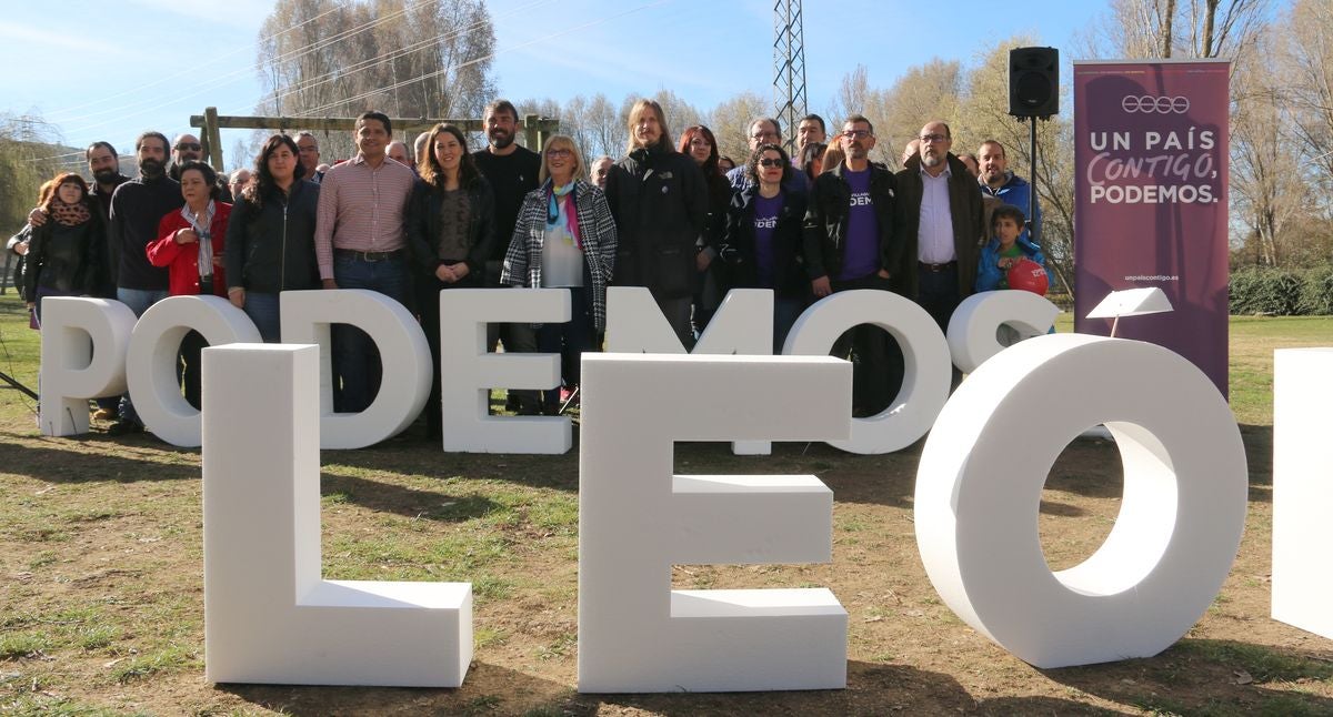 Fotos: Podemos presenta sus candidatos por León al Congreso y al Senado