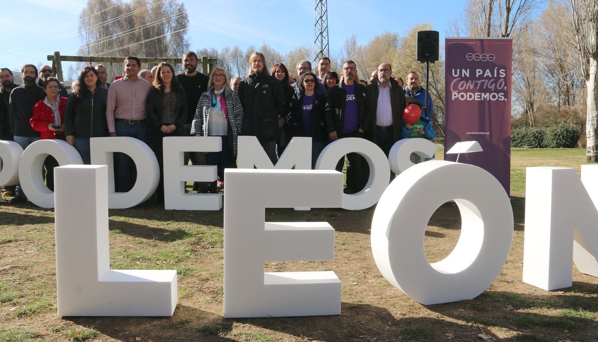 Fotos: Podemos presenta sus candidatos por León al Congreso y al Senado