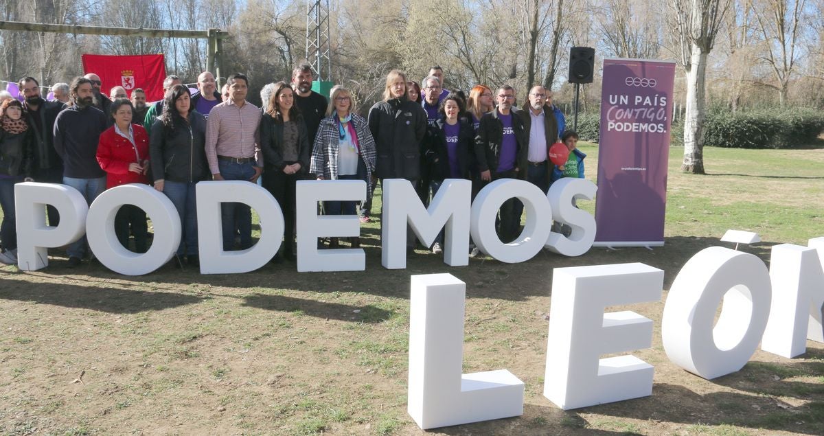 Fotos: Podemos presenta sus candidatos por León al Congreso y al Senado