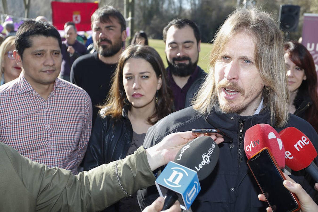 Fotos: Podemos presenta sus candidatos por León al Congreso y al Senado