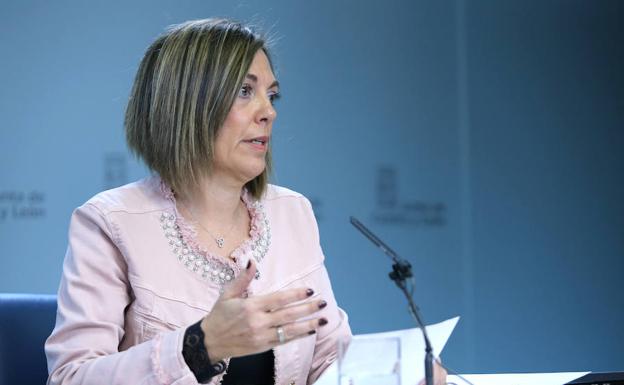 Milagros Marcos, portavoz de gobierno de Castilla y León.