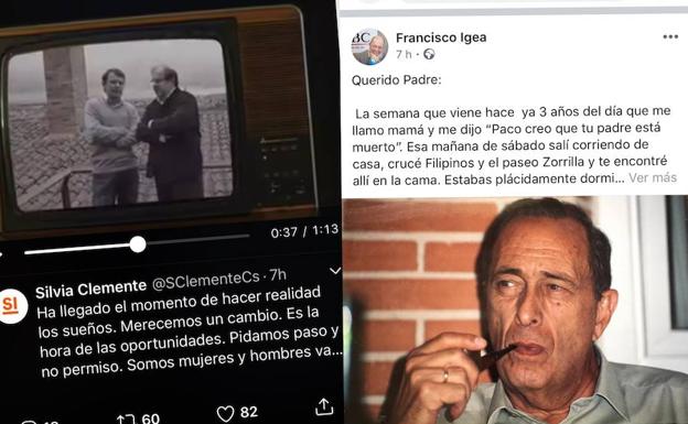 Imágenes del vídeo de Silvia Clemente y de la carta de Igea