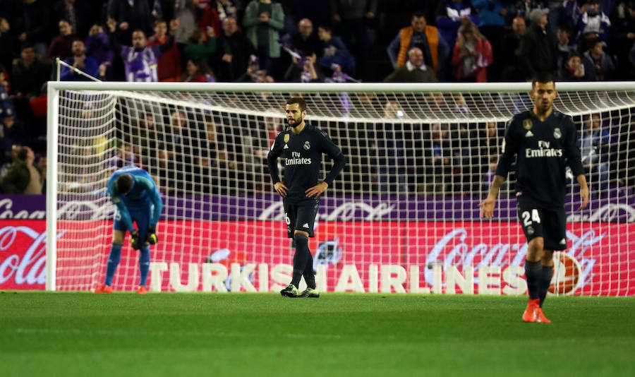 Las mejores imágenes del Real Valladolid-Real Madrid, de la 27ª jornada de Liga. 