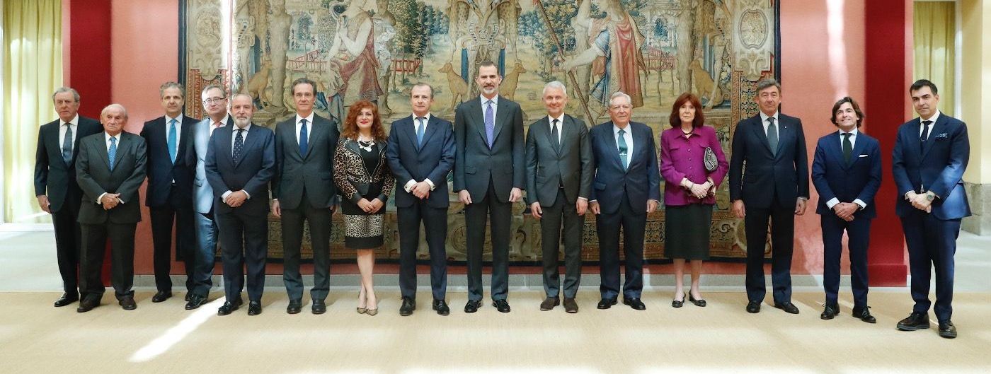 El leonés Adrián Ciria acudió acompañado de los profesores del centro de Educación Especial y también tuvo la oportunidad de explicarle al monarca su trabajo, un simpático vídeo en el que cuenta cuál es su visión de la figura de Felipe VI