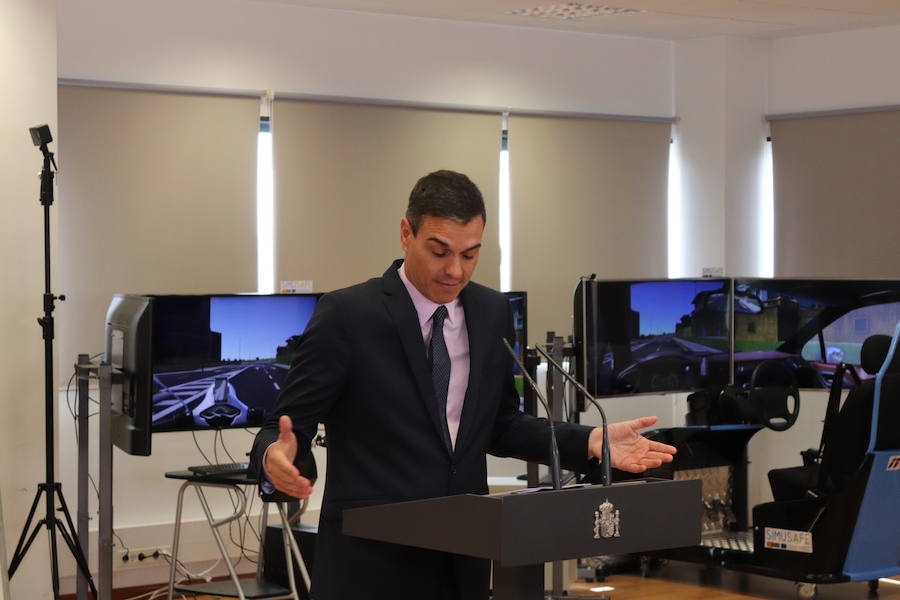 Fotos: La visita de Pedro Sánchez al Instituto Tecnológico de Castilla y León en Burgos, en imágenes