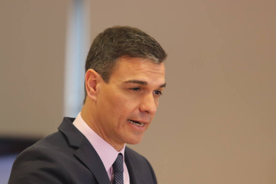 Fotos: La visita de Pedro Sánchez al Instituto Tecnológico de Castilla y León en Burgos, en imágenes