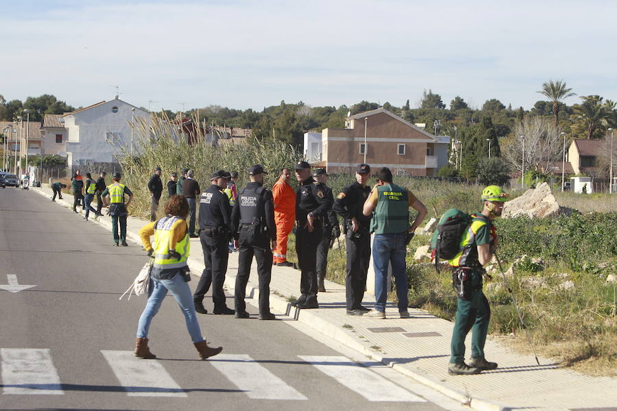 Fotos: Angustiosa búsqueda de dos niños desaparecidos en Godella