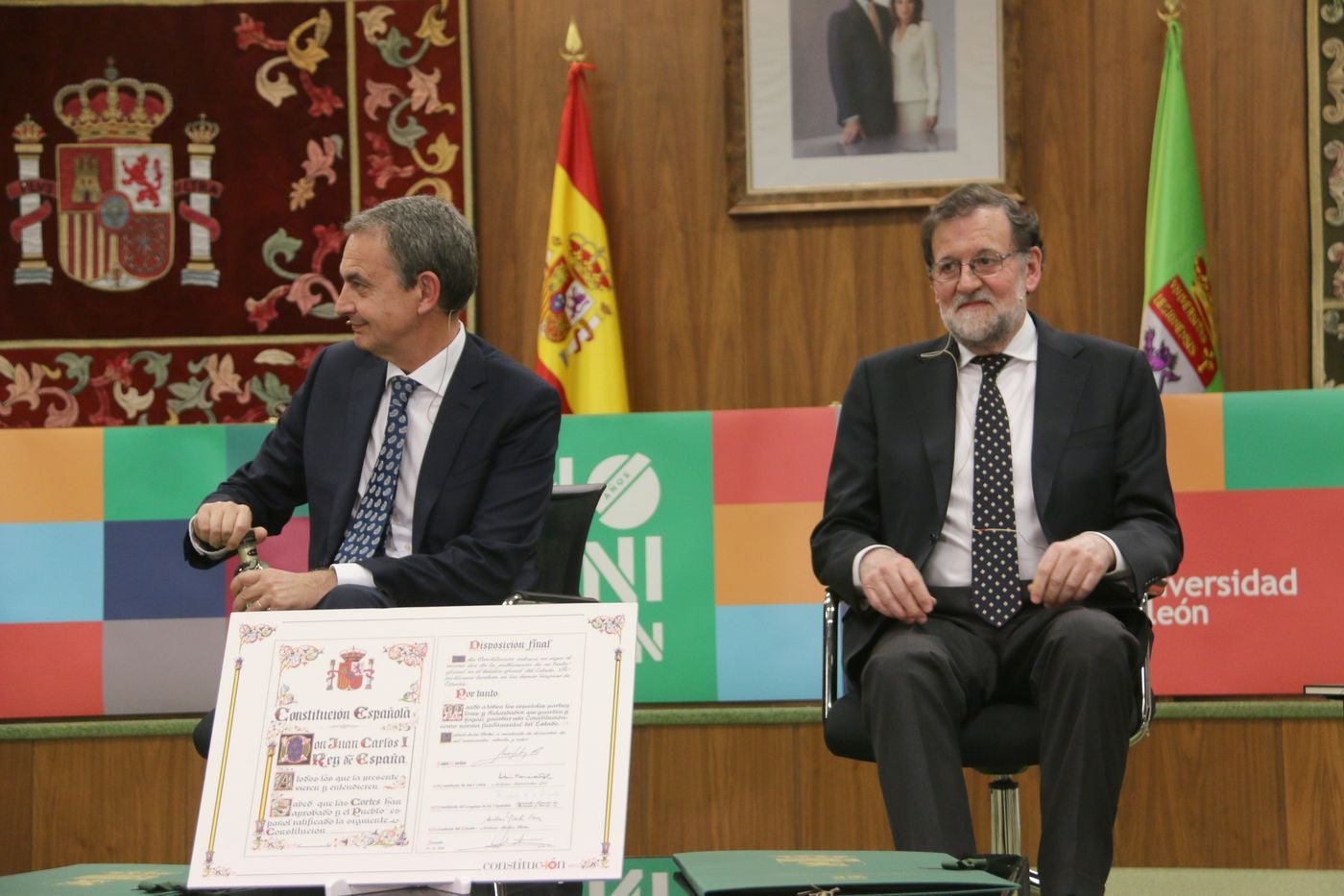 Los dos expresidentes del Gobierno se citan en León para hablar de los 40 años de la ULE y 40 años de la Constitución