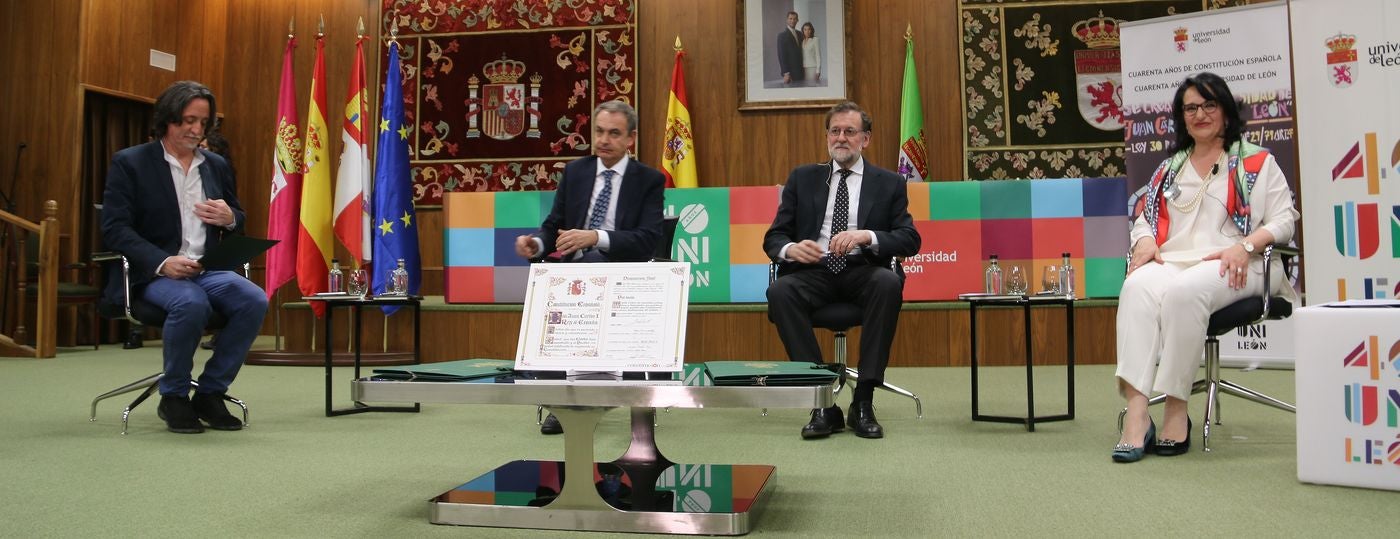 Los dos expresidentes del Gobierno se citan en León para hablar de los 40 años de la ULE y 40 años de la Constitución