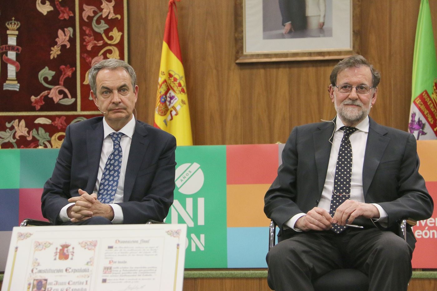 Los dos expresidentes del Gobierno se citan en León para hablar de los 40 años de la ULE y 40 años de la Constitución