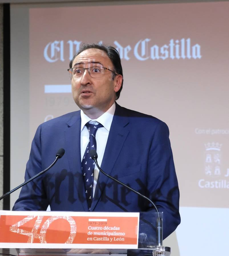 Alfonso Polanco, alcalde de Palencia, en un momento de su intervención.