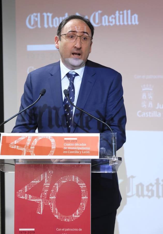 Alfonso Polanco, alcalde de Palencia, en un momento de su intervención.