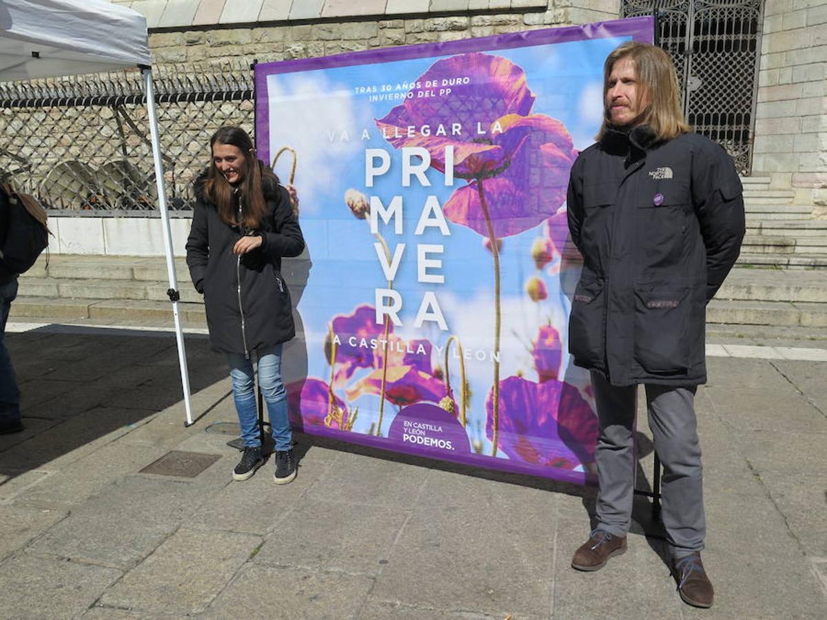 Fotos: Acto de Podemos &#039;Va a llegar la primavera&#039; en León