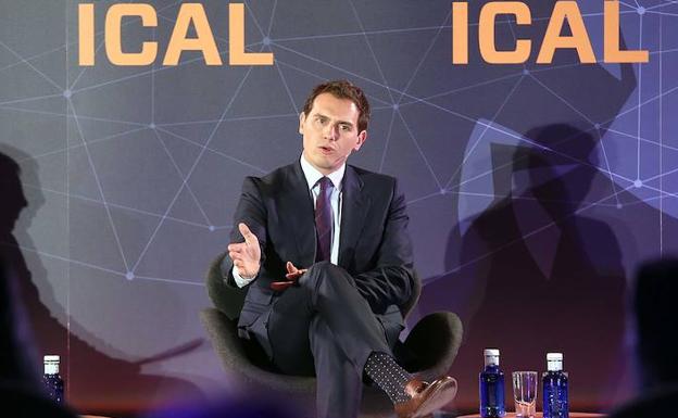 Albert Rivera interviene el el foro organizado por la Agencia Ical.