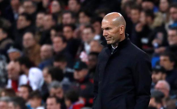 Zinedine Zidane, entrenador del Real Madrid.