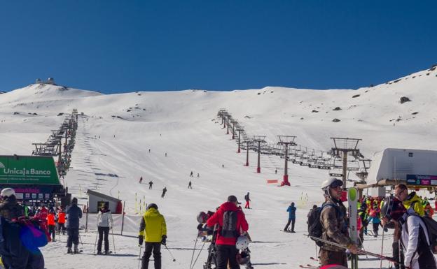 El área de principiantes, uno de los puntos clave del esquí de primavera