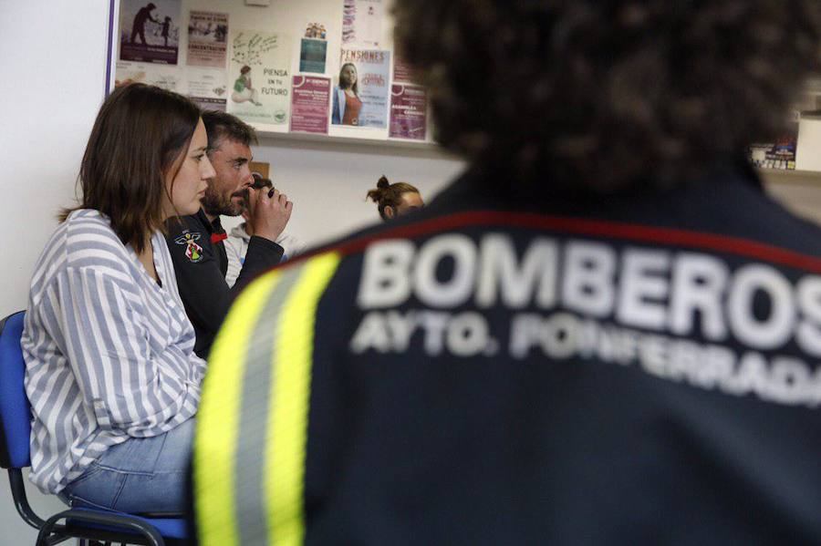 Fotos: Podemos mantiene una reunión con Bomberos de todo el país