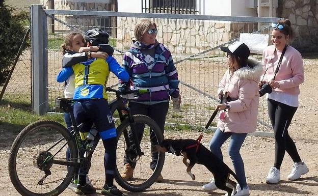 Galería. Descanso tras la prueba.