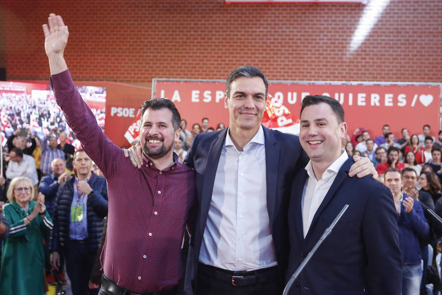 Fotos: Acto electoral de Pedro Sánchez en León