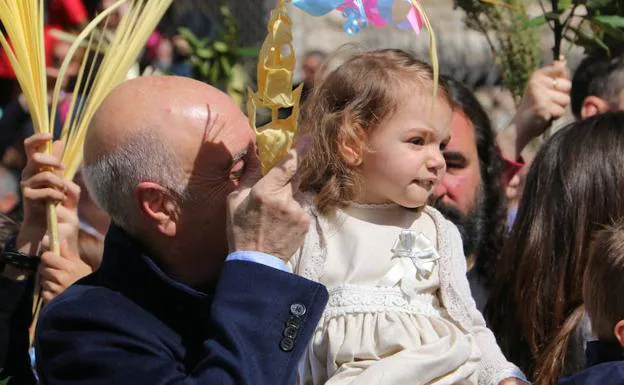 Galería. Tradicional procesión del Domingo de Ramos en León. 