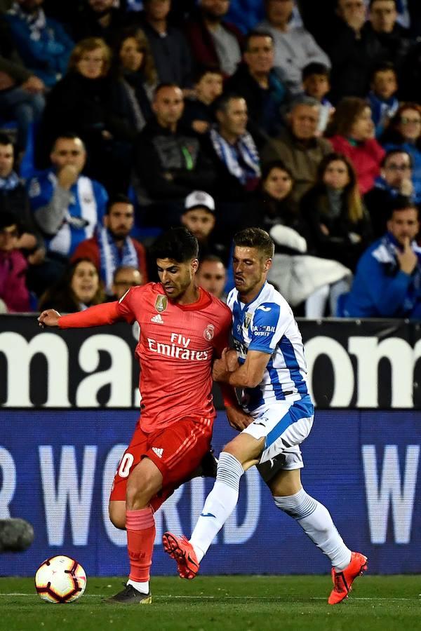 Butarque vivió una noche de emociones con la visita del Real Madrid, que jugó su primer partido de esta Liga en lunes.