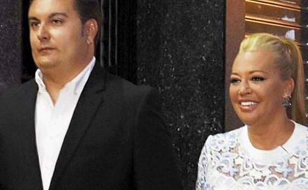 Belén Esteban con su novio, Miguel Marcos.