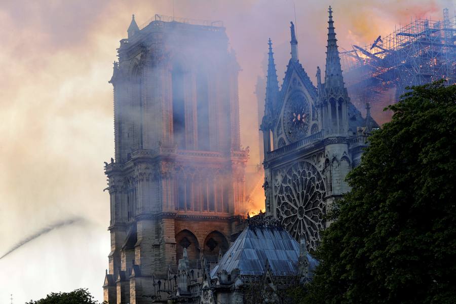 Fotos: Las imágenes del incendio de la Catedral de Notre Dame