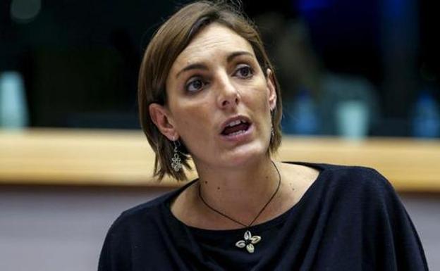 Lola Sánchez, en el Parlamento Europeo. 