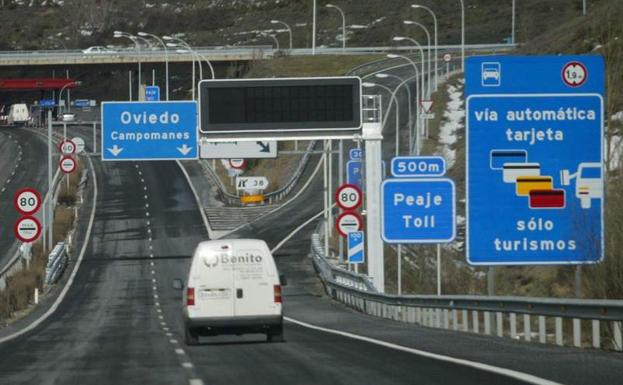 Vista de la Autopista del Huerna. 