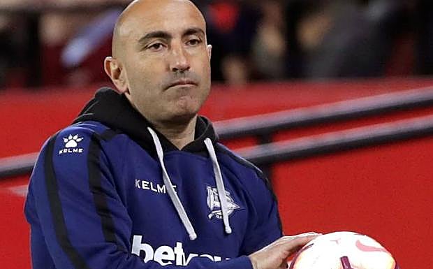 Abelardo, entrenador del Alavés. 