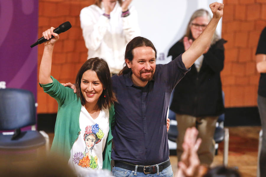 Fotos: Acto público de Pablo Iglesias en León