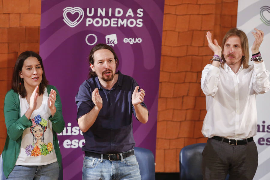 Fotos: Acto público de Pablo Iglesias en León