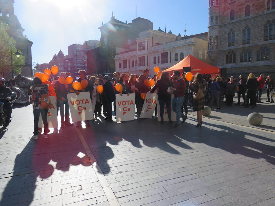 Fotos: Ciudadanos despide su campaña en el centro de León