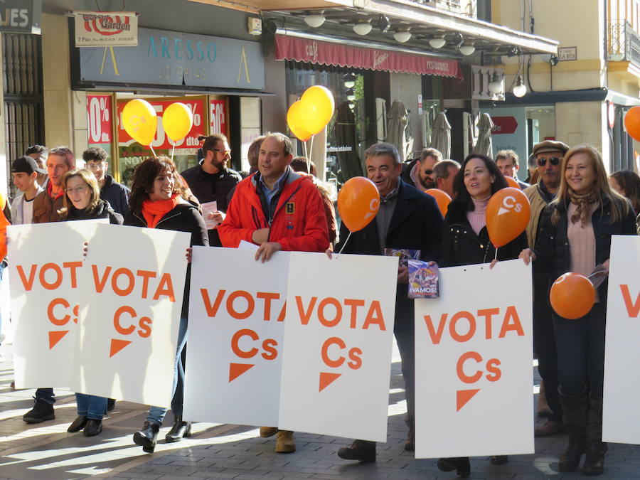 Fotos: Ciudadanos despide su campaña en el centro de León