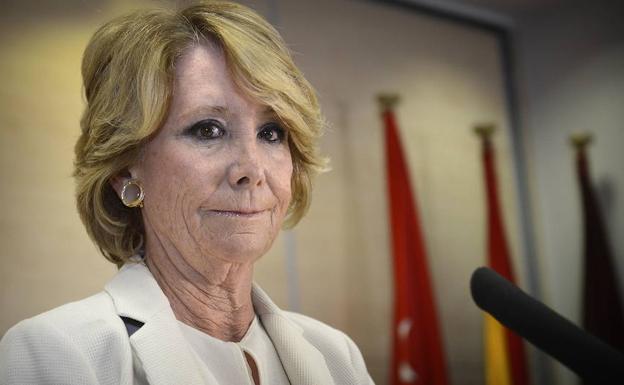 Esperanza Aguirre en una imagen de archivo.