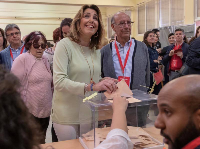 Fotos de la jornada electoral, candidatos y anécdotas en las votaciones de las elecciones generales 28A