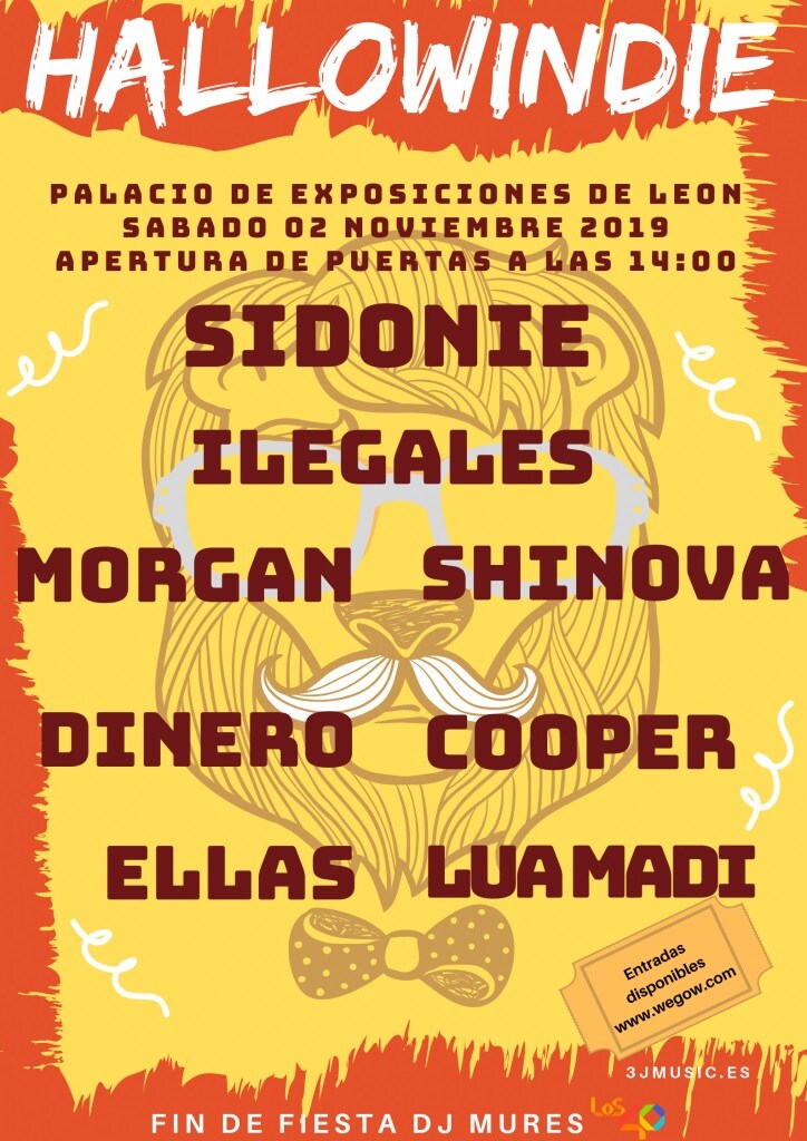 Halloindie, que se celebrará en la capital leonesa el próximo 2 de noviembre, pretende convertirse en una gran fiesta de Halloween, donde además de música los asistentes disfruten con la multitud de actividades 