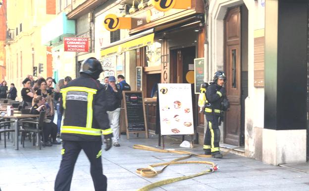 Galería. Imagen del lugar del incendio.